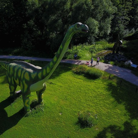 Dino Park in Radailiai, Klaipeda, Lithuania