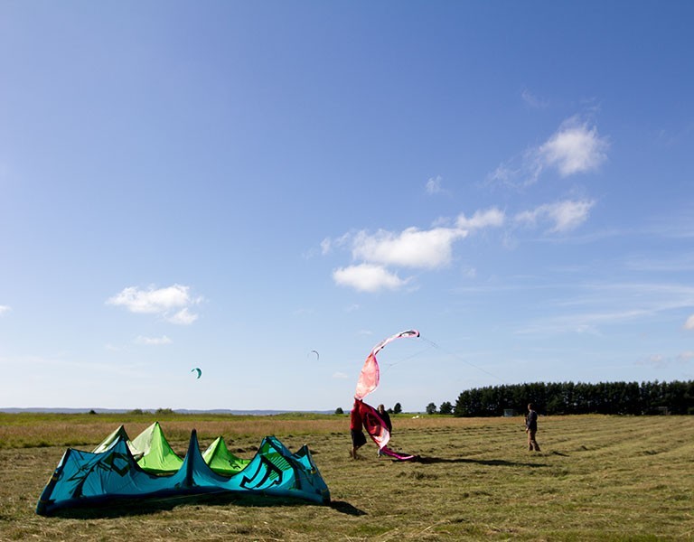 Kitesurfing lesson in Švencelė, Lithuania
